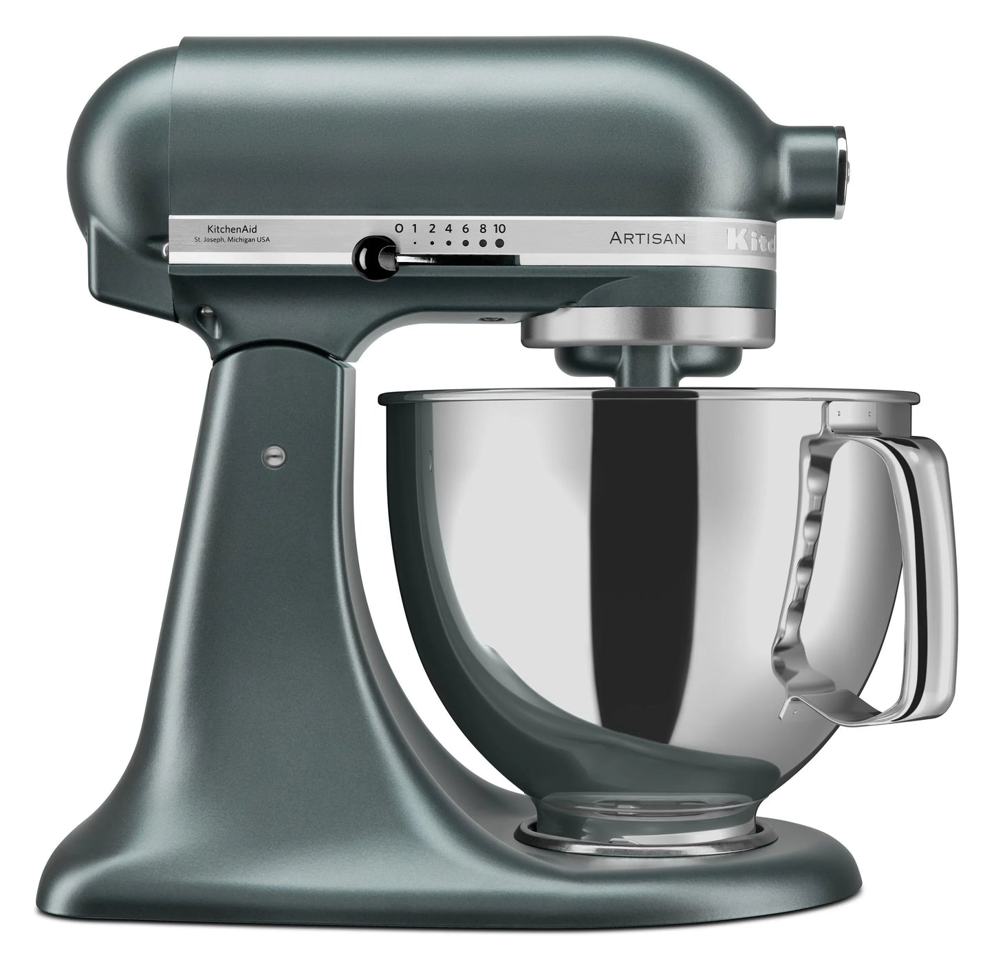 KitchenAid 4,8 L 5KSM175 Artisan Küchenmaschine Pastrylover mit Kunststoff-Fleischwolf + Spritzgebäckvorsatz und Patisserie-Buch