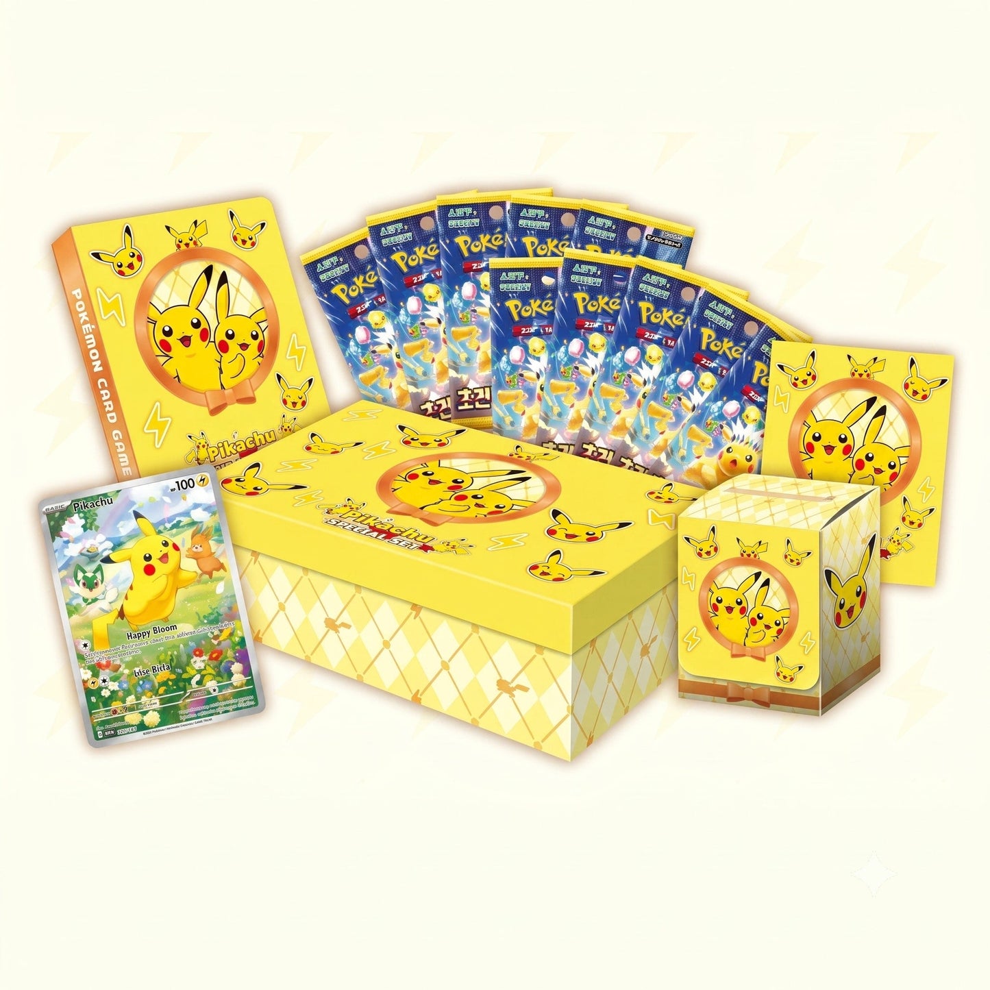 Pokémon TCG „Pikachu Present Box" - Koreanisch