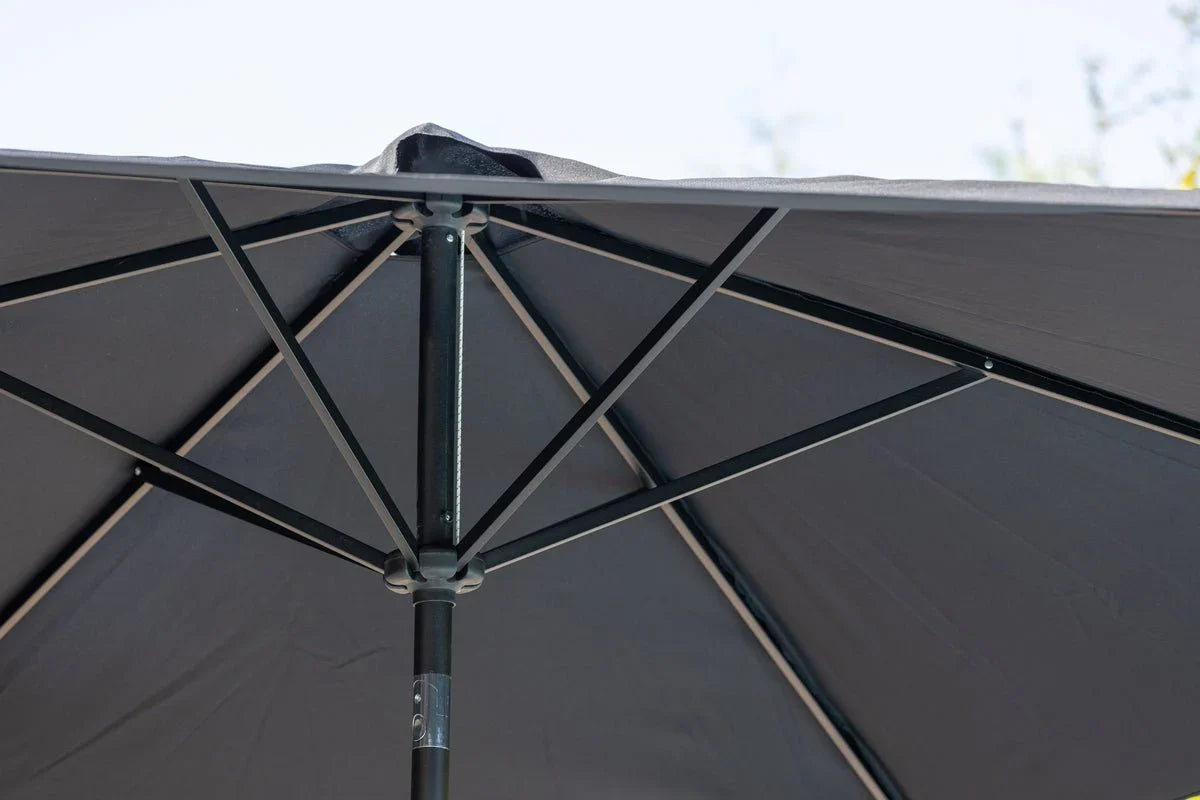 Sonnenschirm Mimor – Ø300 cm in Schwarz