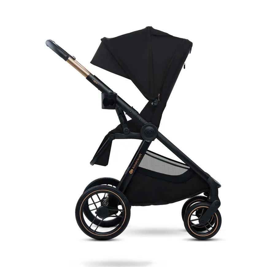 B-Ware Kinderkraft Kinderwagen Buggy Nea 2.0 Midnight Black All Terrain Verstellbar