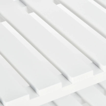 HOMCOM Wooden Shoe Rack 3-tier for up to 9 pairs of shoes in the entrance area 70x26x57.5 cm White