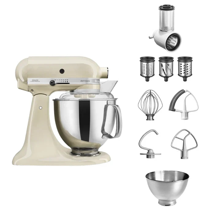 KitchenAid 4,8 L 5KSM175 Artisan Food Processor Beginner Set with Vegetable Slicer