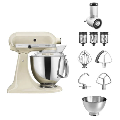 KitchenAid 4,8 L 5KSM175 Artisan Food Processor Beginner Set with Vegetable Slicer