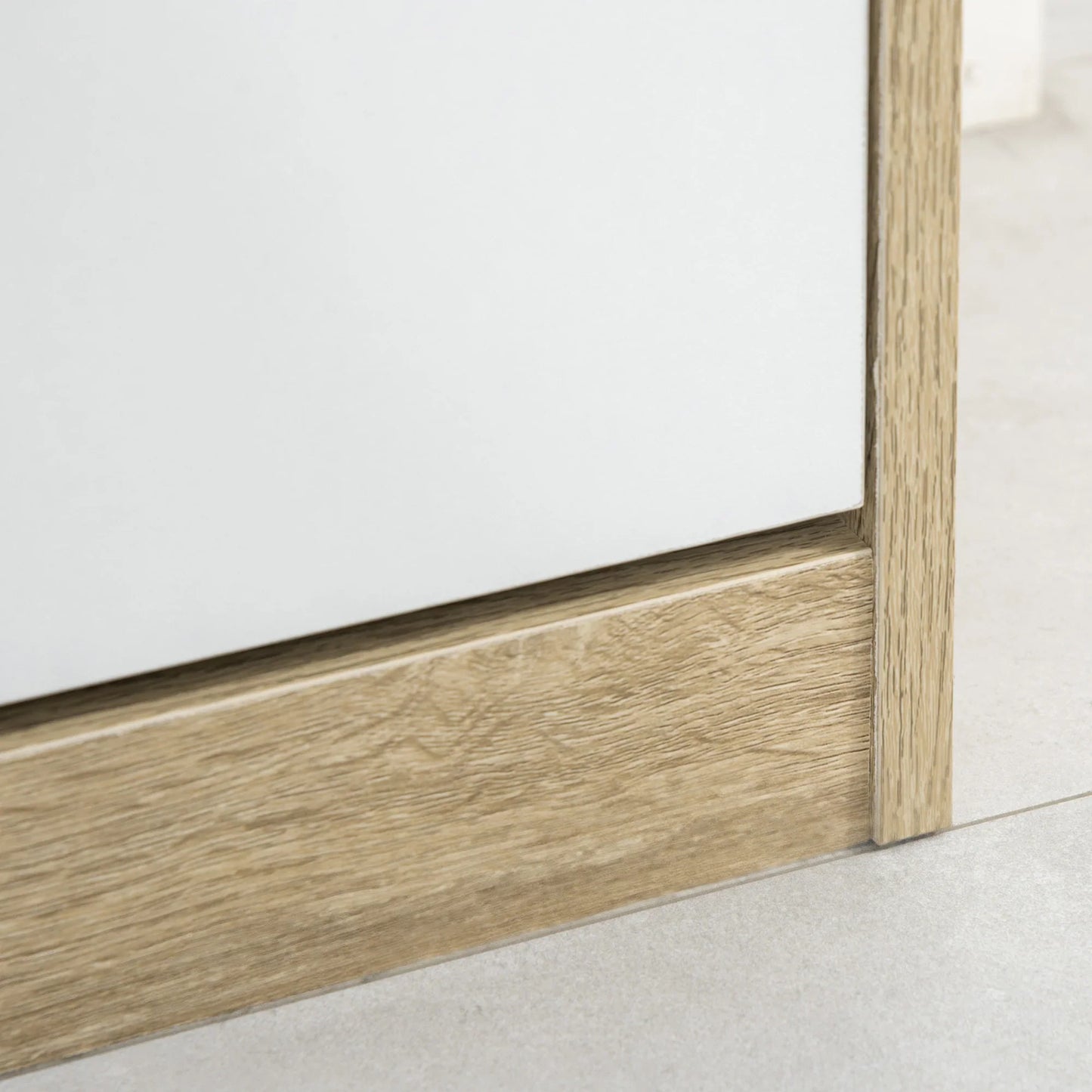 HOMCOM Schuhschrank aus Holz mit 2 Klapptüren und 4 Ablagefächern für 8 Paar Schuhe, für Flur, Diele, Schlafzimmer 62,5x26x81 cm, Weiß und Natur