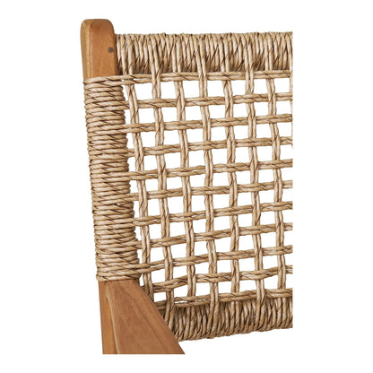 Gartenstuhl Capri mit Armlehne aus Teakholz