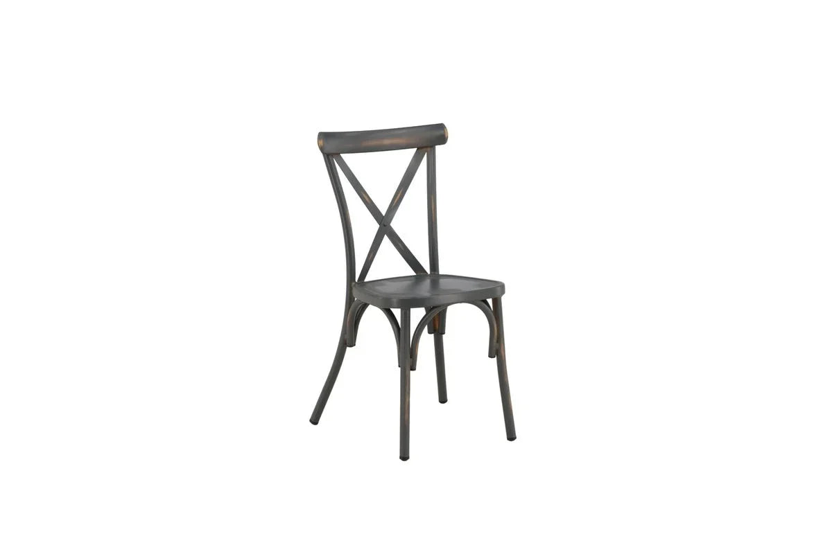 2er Set - Gartenstuhl Ellen aus Aluminium