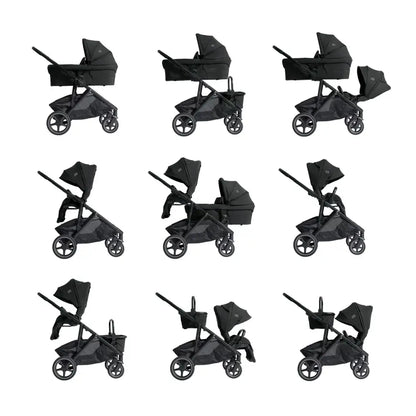 B-Ware Joie Kinderwagen Kombi Sportwagen Versiti Synonym Eclipse Schwarz