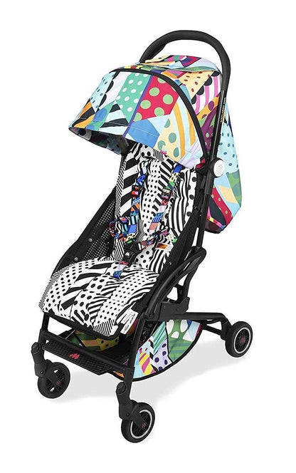 Maclaren Atom Jason Woodside kompakter, flach zusammenklappbarer, leichter Kinderwagen, Neugeborene bis 25 kg, ausziehbares wasserdichtes Verdeck UPF 50+, Liegesitz, Flugreise-freundlich, mit Zubehör