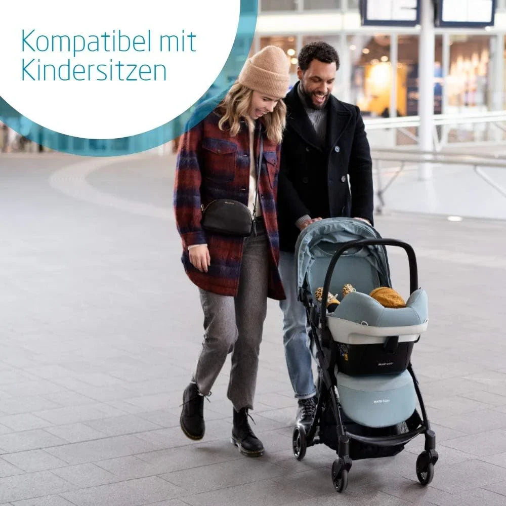 Maxi-Cosi Jaya Kinderwagen, superleichter, zusammenklappbarer Stadtbuggy, kompakter Kinderbuggy mit automatischer Faltfunktion, Essential Graphite