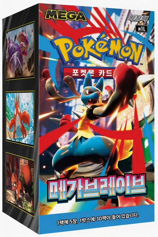 Pokémon TCG Mega Brave Booster Display Kor. (M1L)