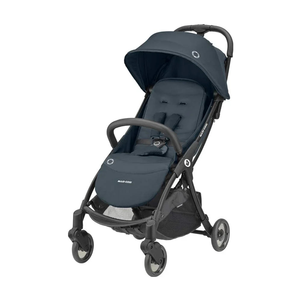 Maxi-Cosi Jaya Kinderwagen, superleichter, zusammenklappbarer Stadtbuggy, kompakter Kinderbuggy mit automatischer Faltfunktion, Essential Graphite