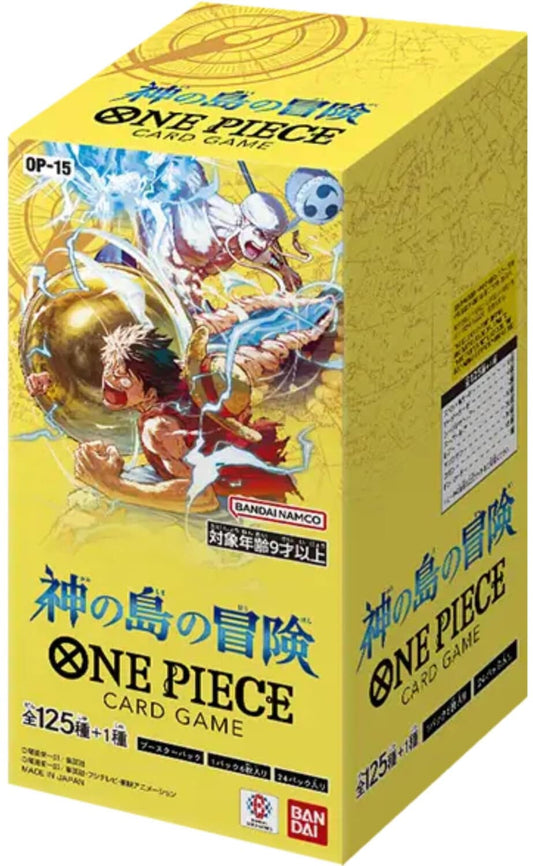 One Piece Card Game OP-15 „Adventure on KAMI's Island“ - Booster Display - Japanisch