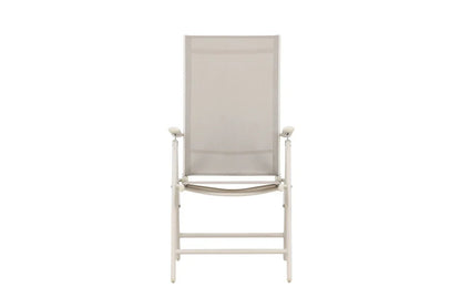 2er - Set Gartenstuhl Luma - ein klappbarer Stuhl in schlichtem Beige