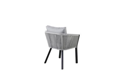 2er Set - Gartenstuhl Myria aus Metall/Polyester