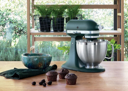 KitchenAid 4,8 L 5KSM185 Artisan Küchenmaschine Allrounderset Fleischwolf+Spritzgebäck+Gemüseschneider