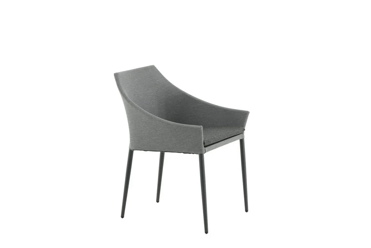 2er Set - Gartenstuhl Sophia aus Aluminium/Polyester