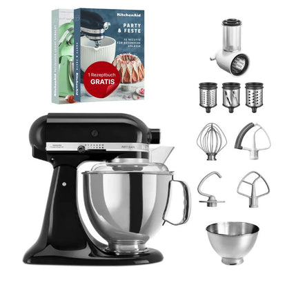 KitchenAid 4,8 L 5KSM175 Artisan Food Processor Beginner Set with Vegetable Slicer