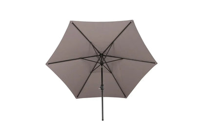 Sonnenschirm Imperia – Ø300 cm aus grauem Polyester