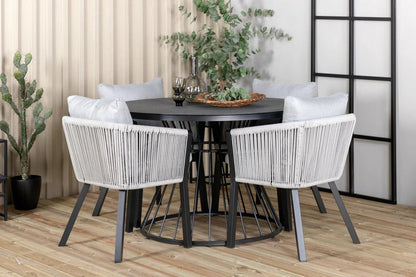 2er Set - Gartenstuhl Myria aus Metall/Polyester