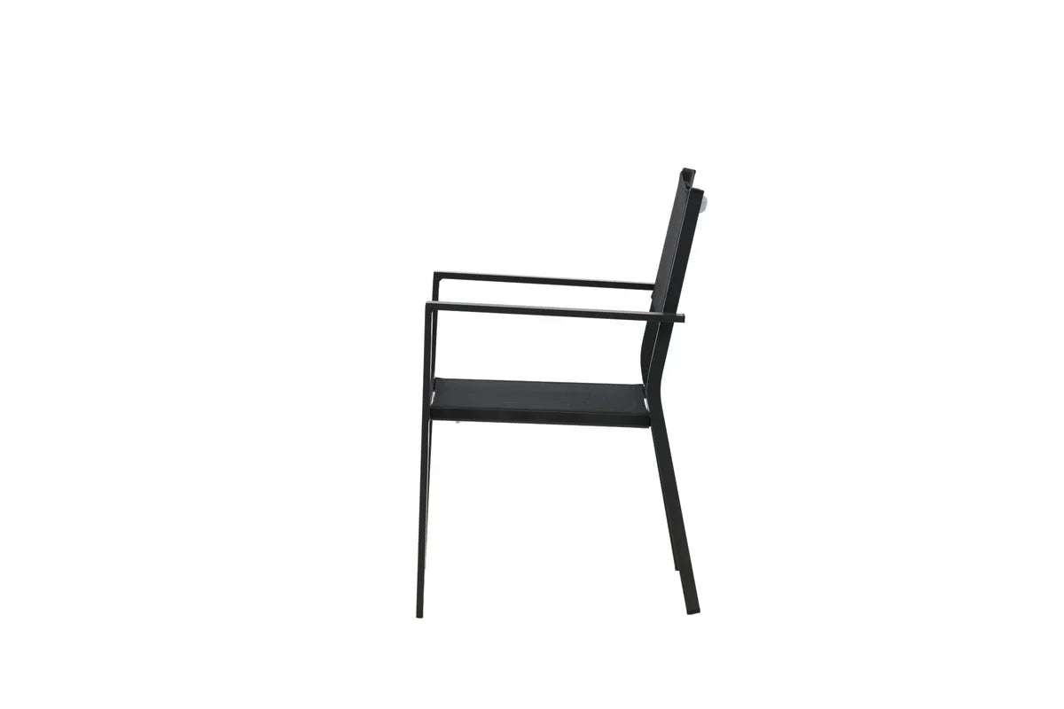 2er Set - Gartenstuhl Karibik aus Aluminium/Textilene