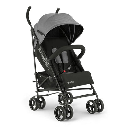 KikkaBoo BEETLE Kinderwagen, Sportwagen bis 22 kg, Faltbar, Leicht, Kompakt, Grau