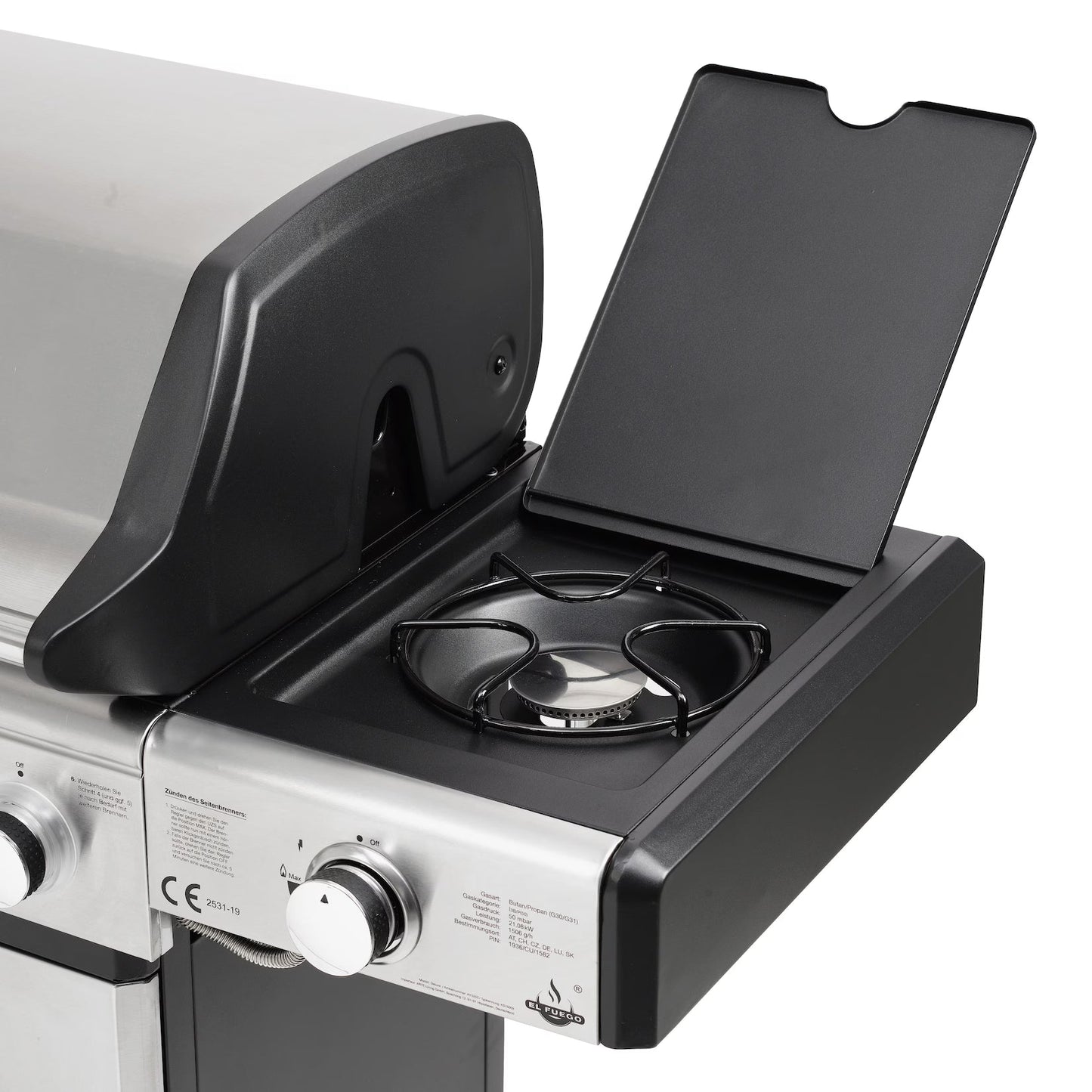El Fuego Deluxe Stainless Steel Gas Grill