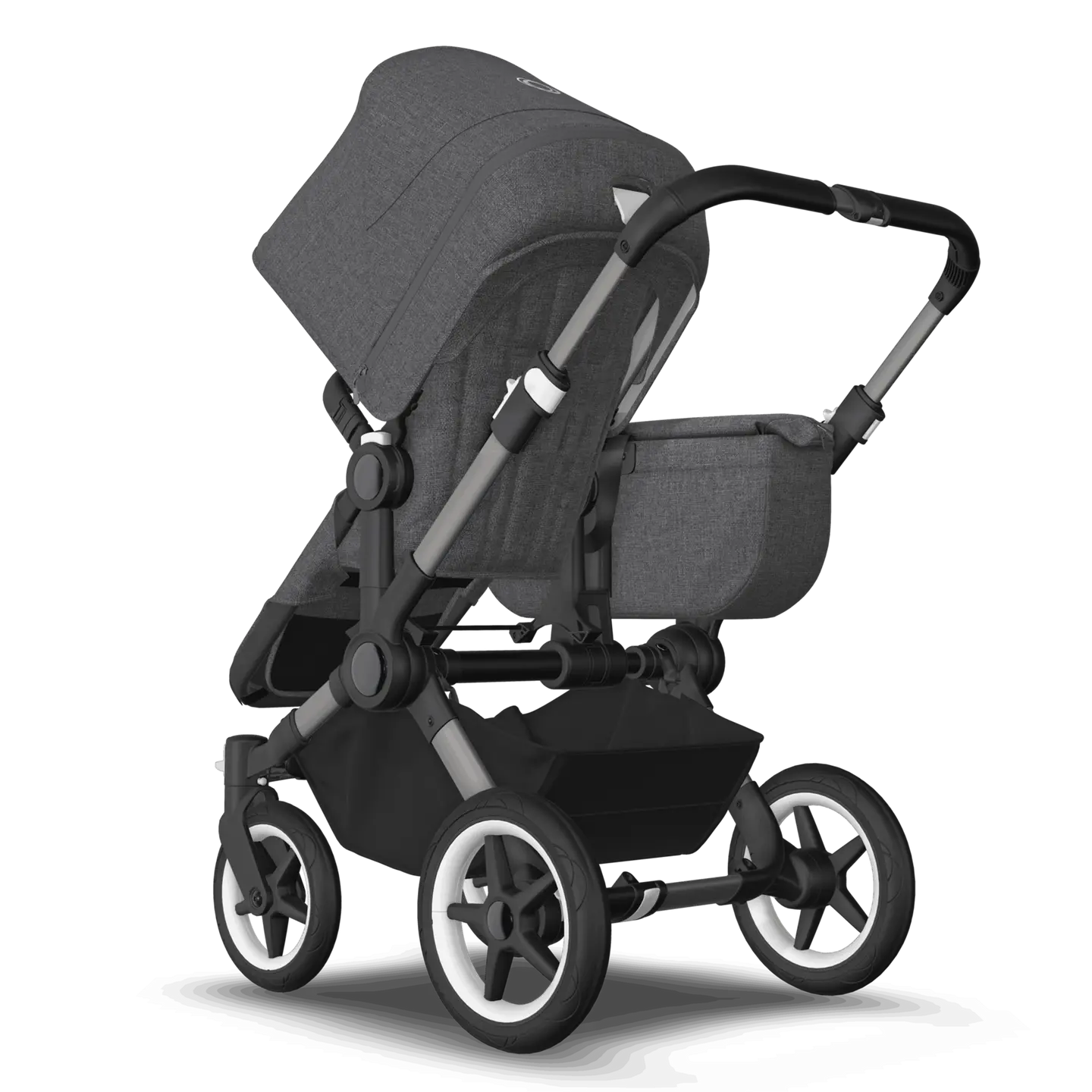 B-Ware Bugaboo Kinderwagen Mono Babywagen Donkey 5 Grey Melange Erweiterbar