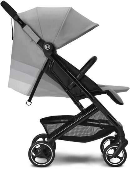 CYBEX Gold Beezy Buggy mit Einhand-Gurtsystem, von Geburt an bis ca. 4 Jahre (max. 22 kg), kompakt und ergonomisch, Lavagrau (Grau)