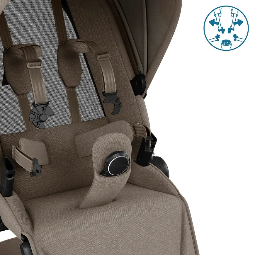 B-Ware Maxi Cosi Premi Fame Gestell Kombikinderwagen Twillic Truffle Kinderwagen