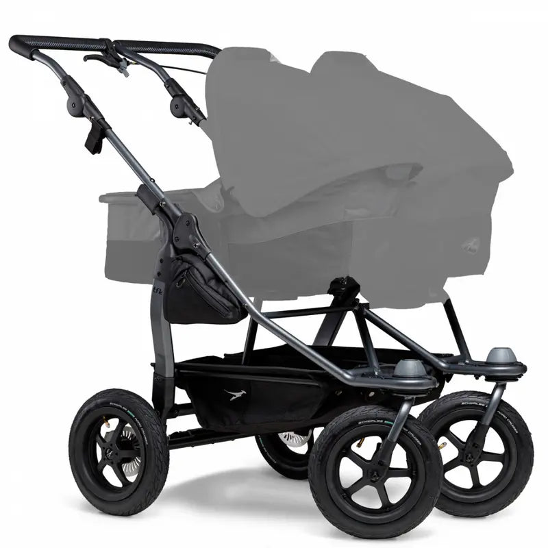 Tfk Kombi Einheit Kinderwagen Gestell Für Duo Premium Grau Wanne & Sportsitz B-Ware
