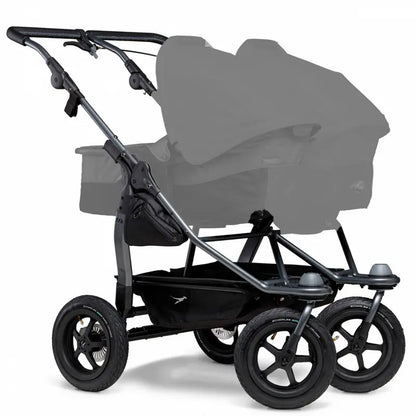 Tfk Kombi Einheit Kinderwagen Gestell Für Duo Premium Grau Wanne & Sportsitz B-Ware