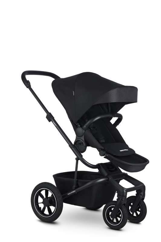B-Ware Easywalker Harvey⁵ Air Kinderwagen Buggy Midnight Black Kombikinderwagen Verdeck