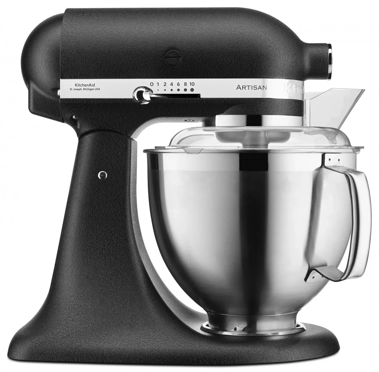 KitchenAid 4,8 L 5KSM185 Artisan Küchenmaschine Flexiset Artisan + Flexi-Rührer