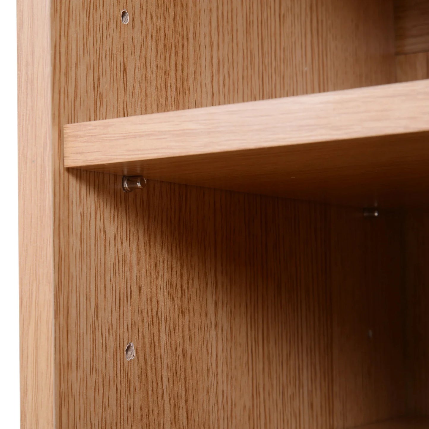 HOMCOM Konsolenschrank, niedriger Schrank, multifunktionaler Stauraumorganisator für Küche, Esszimmer, Wohnzimmer, Badezimmer mit Türen und verstellbaren Regalen, 80x32x91 cm