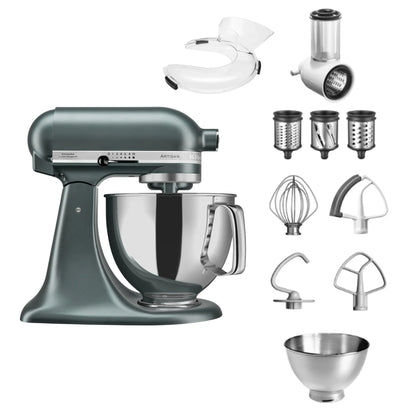KitchenAid 4,8 L 5KSM175 Artisan Food Processor Beginner Set with Vegetable Slicer