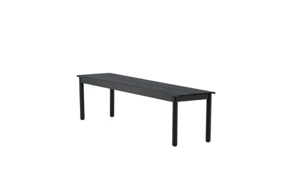 Gartenbank Egypt - aus robustem schwarzem Aluminium
