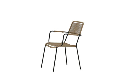 2er Set - Gartenstuhl Marla aus Metall/Polyester