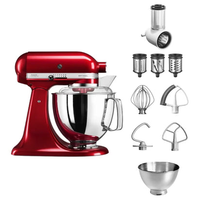 KitchenAid 4,8 L 5KSM175 Artisan Food Processor Beginner Set with Vegetable Slicer