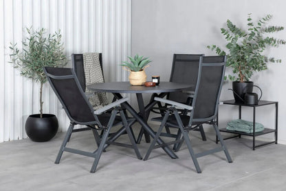 2er Set - Gartenstuhl Montenegro aus Textilene/Aluminium