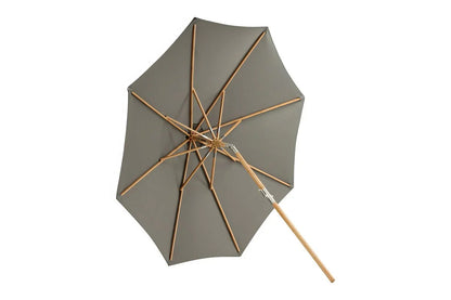 Garten Sonnenschirm Boho – Ø270 cm in wahlweise Schwarz oder Grau