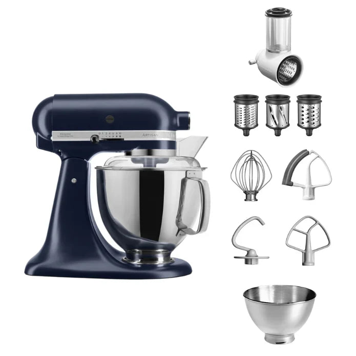 KitchenAid 4,8 L 5KSM175 Artisan Food Processor Beginner Set with Vegetable Slicer