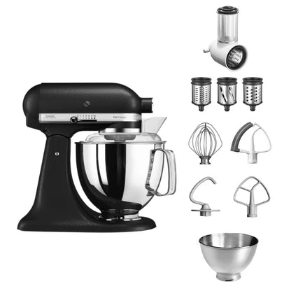 KitchenAid 4,8 L 5KSM175 Artisan Food Processor Beginner Set with Vegetable Slicer