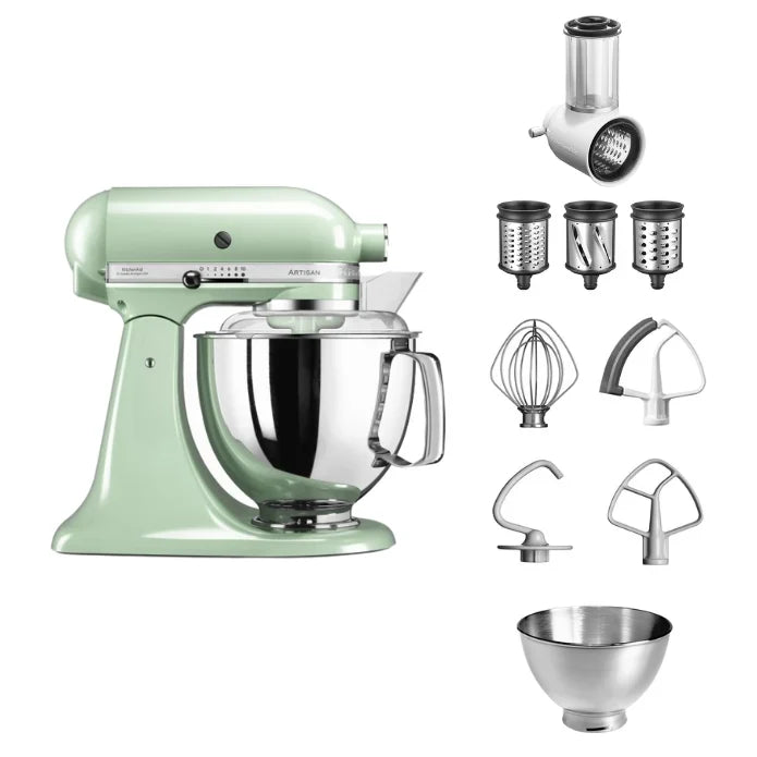KitchenAid 4,8 L 5KSM175 Artisan Food Processor Beginner Set with Vegetable Slicer