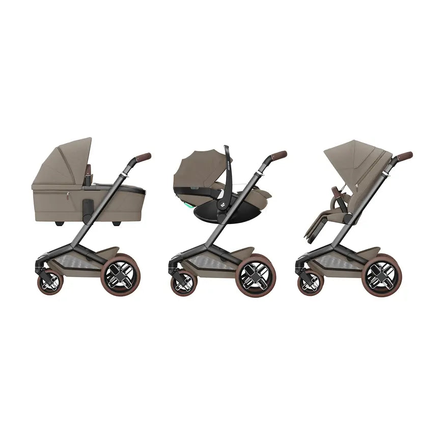 B-Ware Maxi Cosi Premi Fame Gestell Kombikinderwagen Twillic Truffle Kinderwagen
