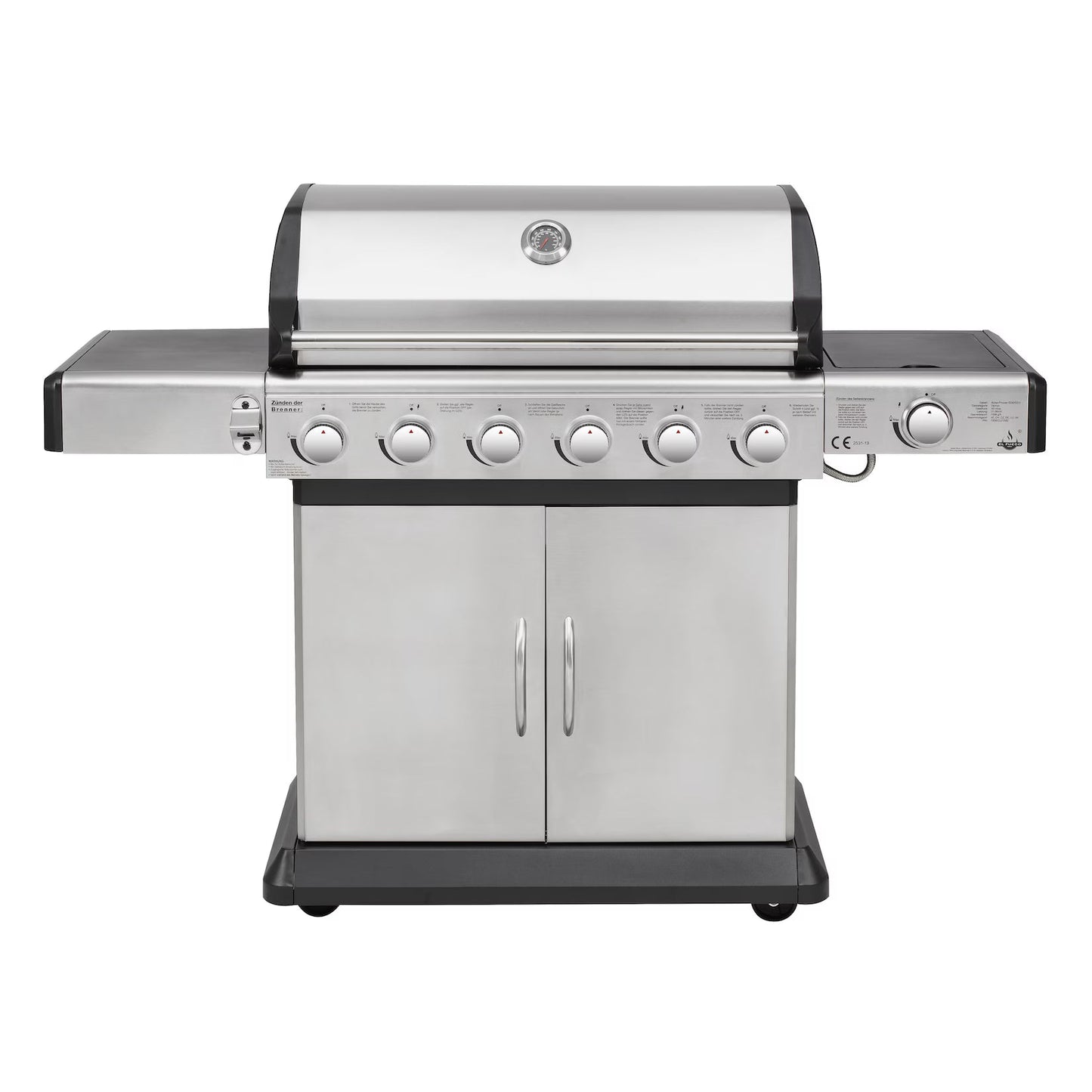El Fuego Deluxe Stainless Steel Gas Grill