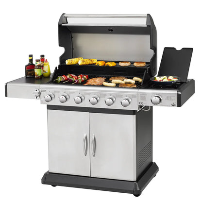 El Fuego Deluxe Stainless Steel Gas Grill