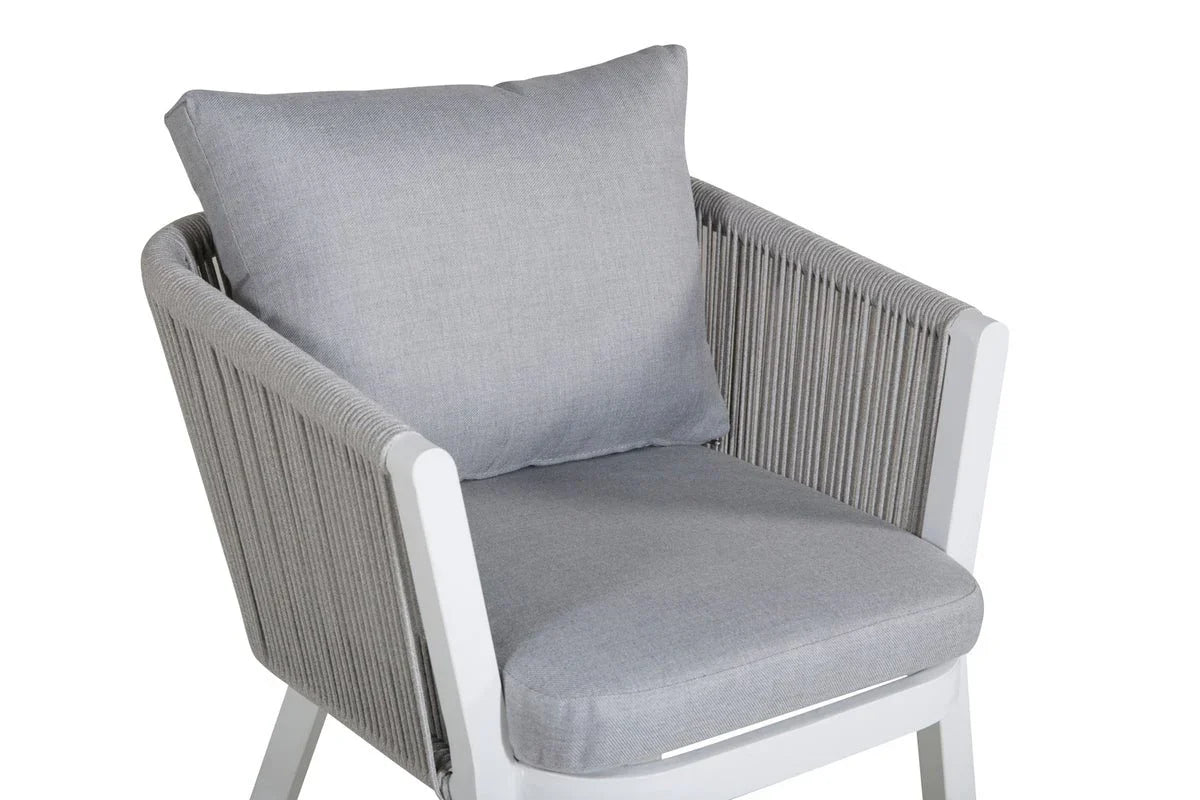 2er Set - Gartenstuhl Myria aus Metall/Polyester