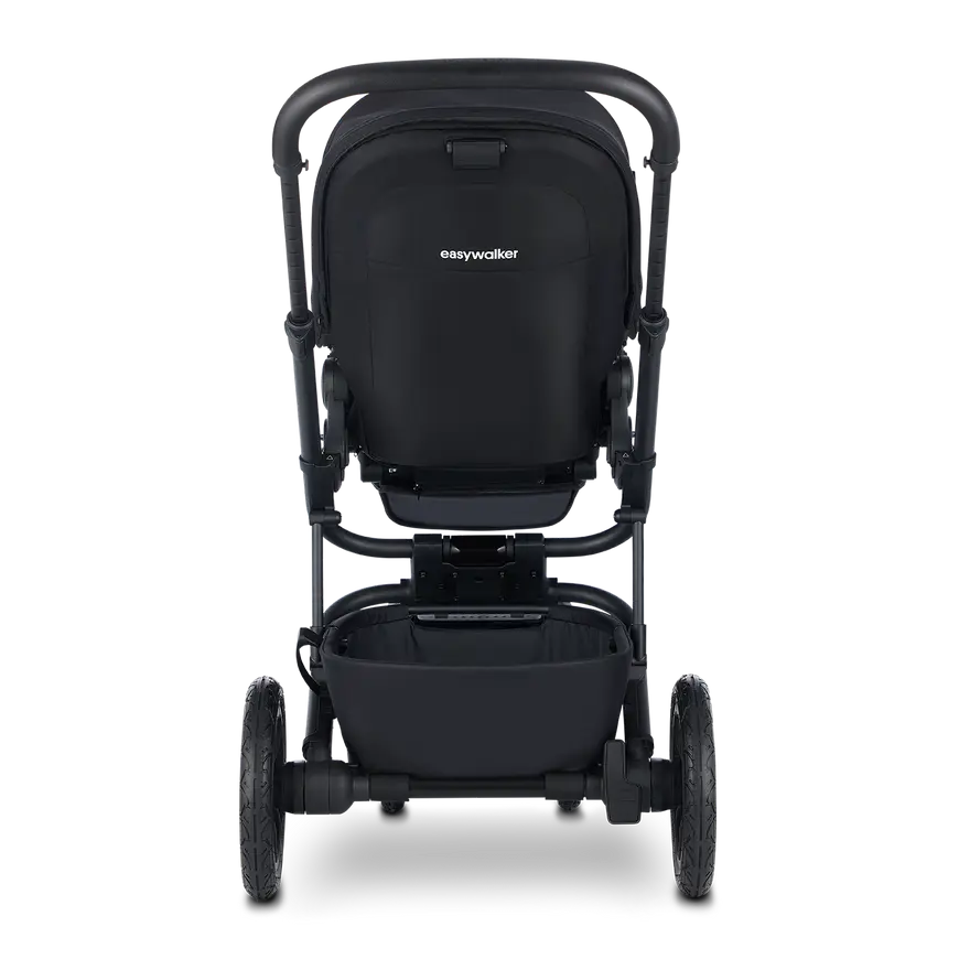 B-Ware Easywalker Harvey Midnight Black Kinderwagen Buggy Kinderfahrzeug Babyschale Set
