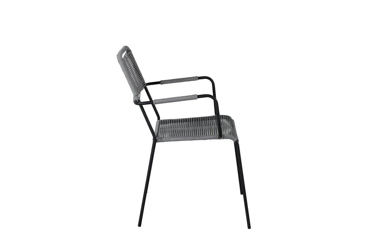 2er Set - Gartenstuhl Marla aus Metall/Polyester