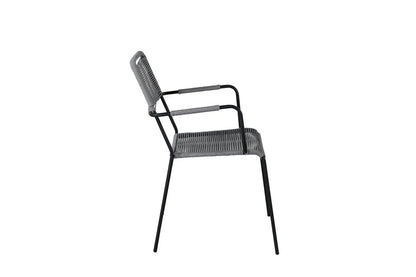2er Set - Gartenstuhl Marla aus Metall/Polyester
